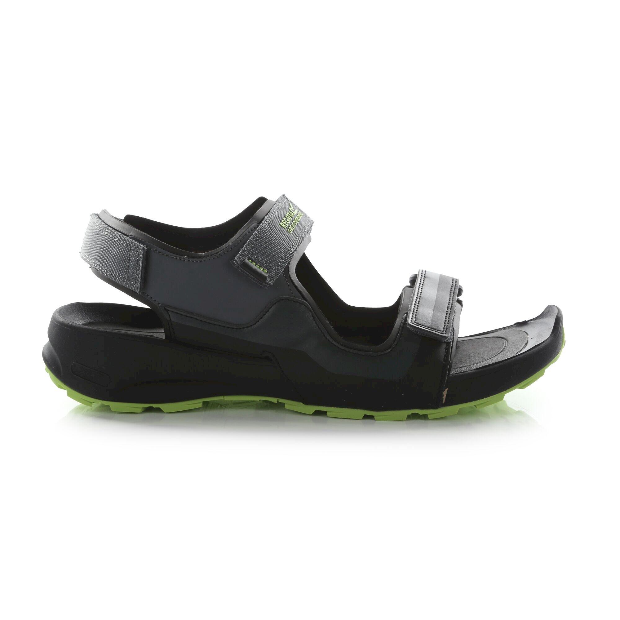 SAMARIS Men's Sandals (Black / Light green)