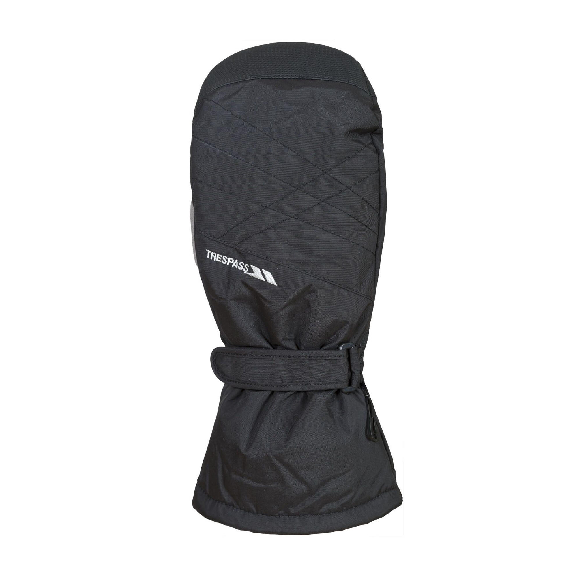 TRESPASS Mens Ikeda II Ski Mitt Gloves (Black)