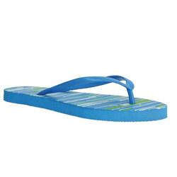 Dames Bali Brush Stroke Flip Flops (Zeegezicht)