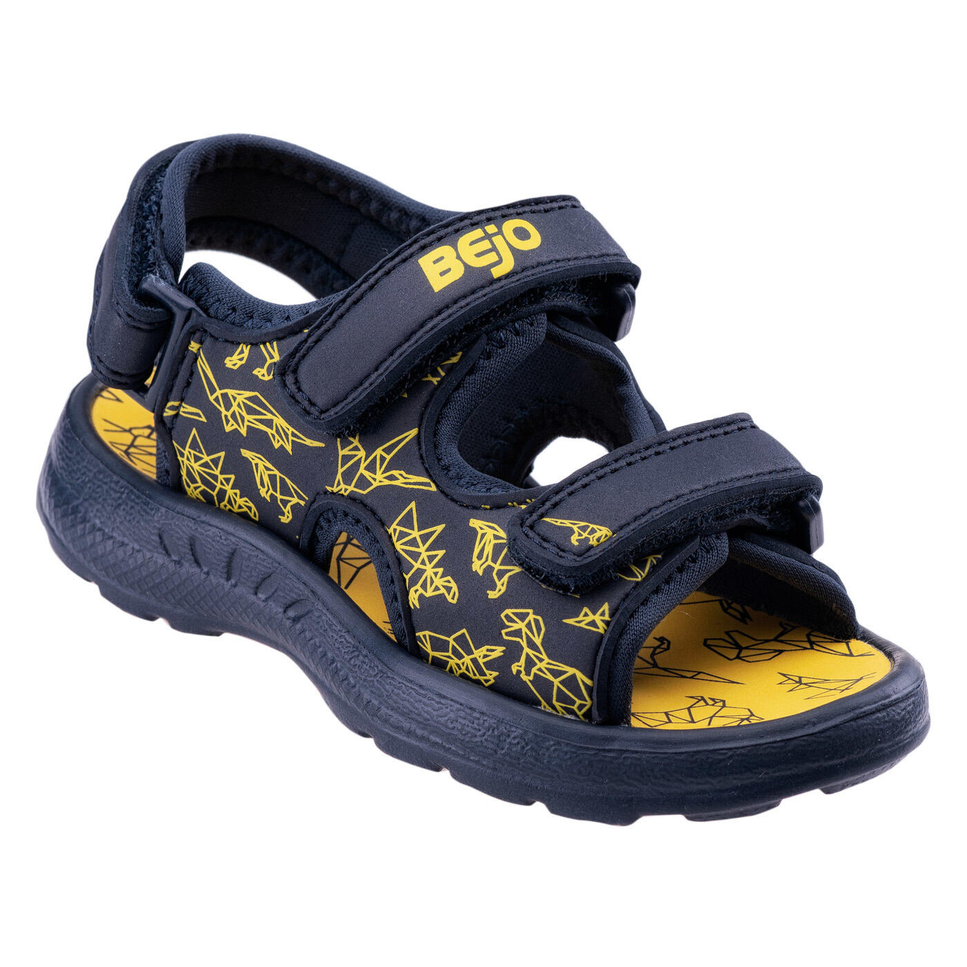 BEJO Timini sandalen voor kinderen (Marine / geel)