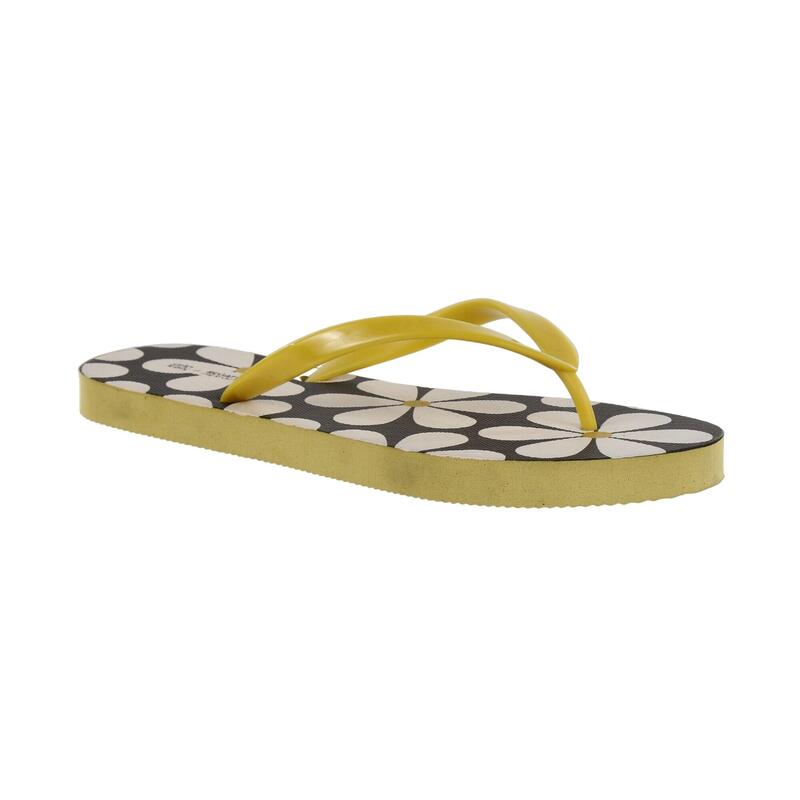 Flipflops, Gänseblümchen Damen Schwarz