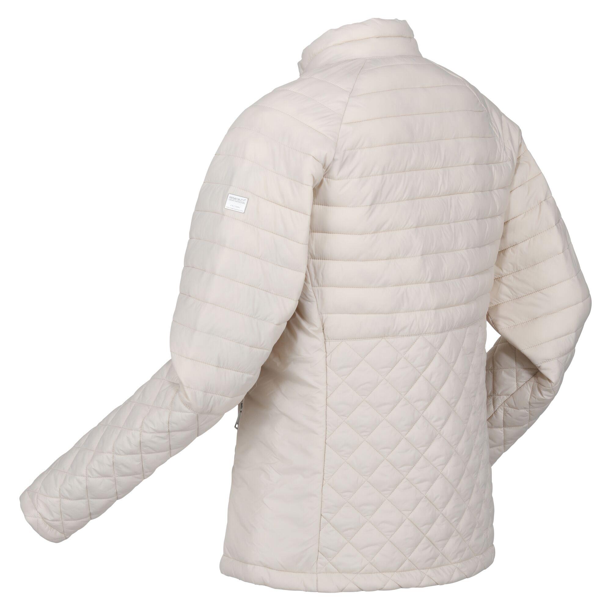 Womens/Ladies Tulula Quilted Padded Jacket (Light Vanilla) 3/5