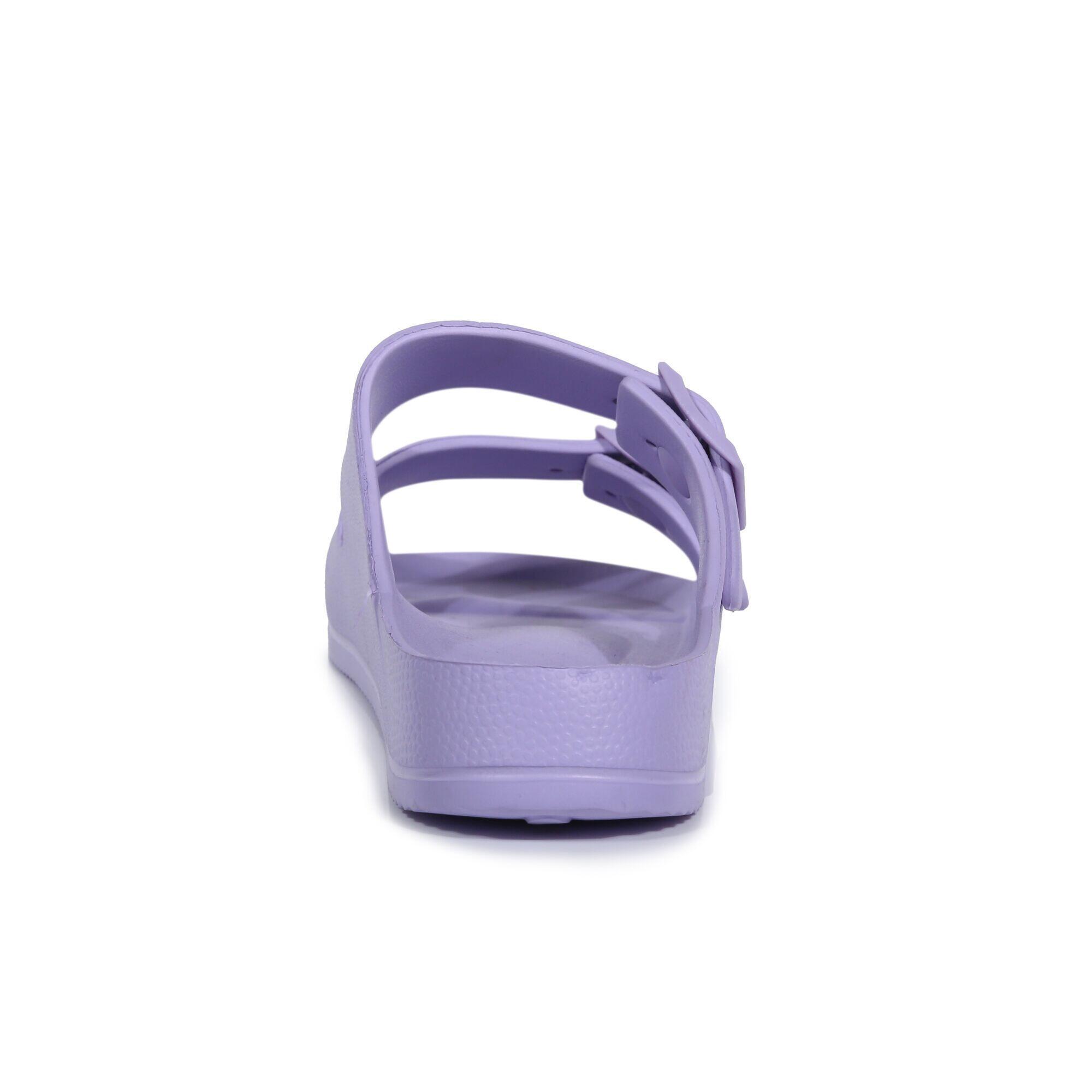 Womens/Ladies Brooklyn Dual Straps Sandals (Pastel Lilac) 2/5