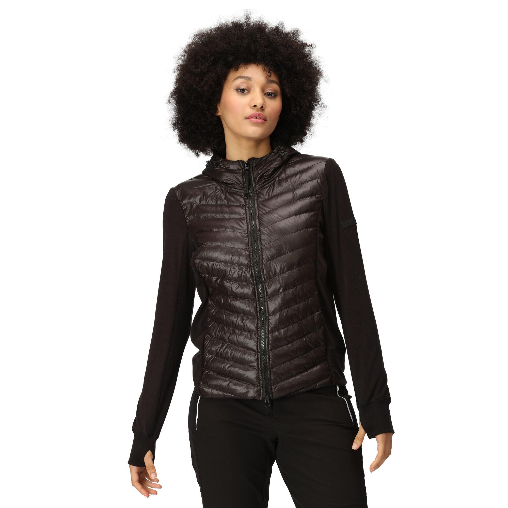 Women's KELTON quilted jacket (Black)