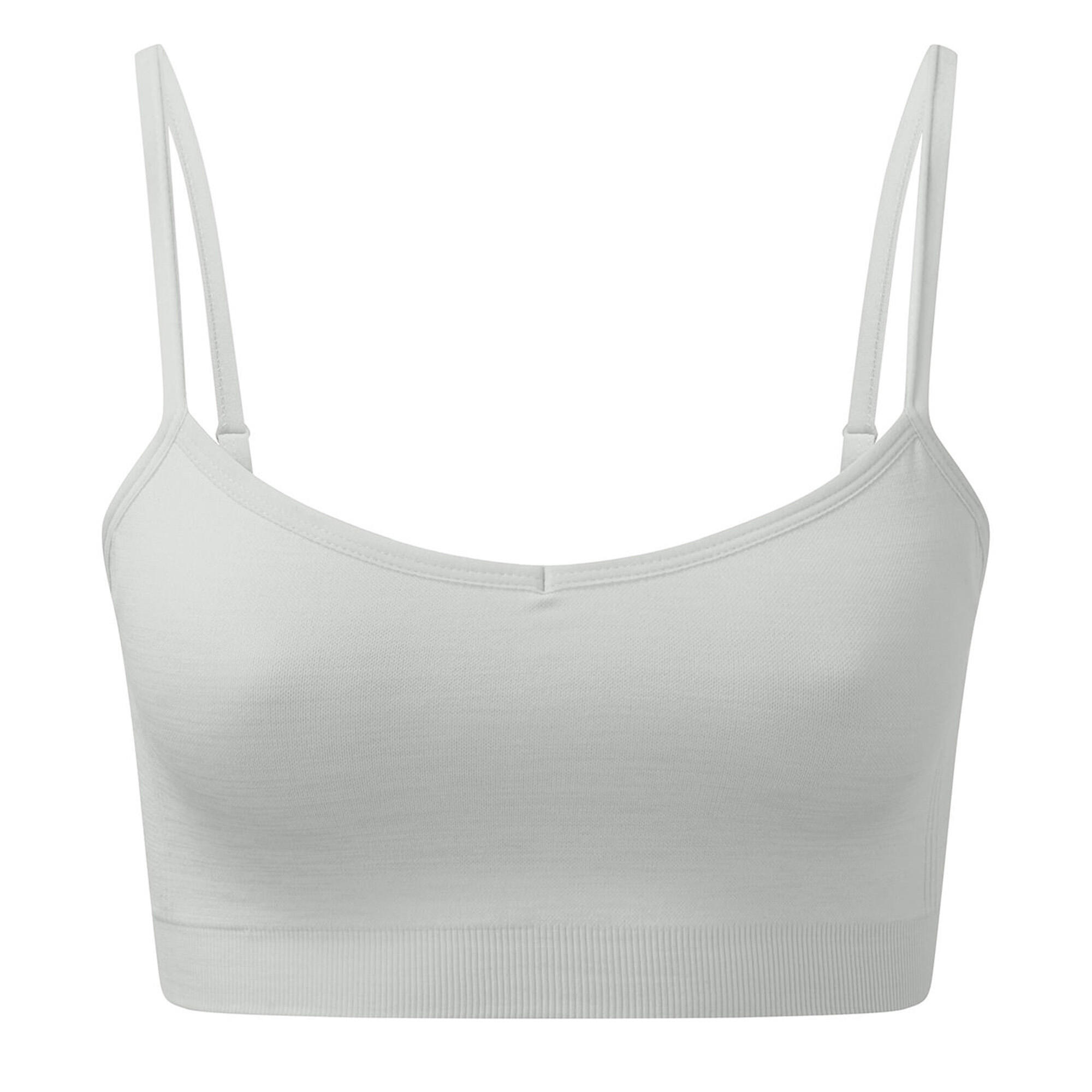 TRIDRI Reggiseno Sportivo 3D Senza Cuciture Donna TriDri Grigio Freddo