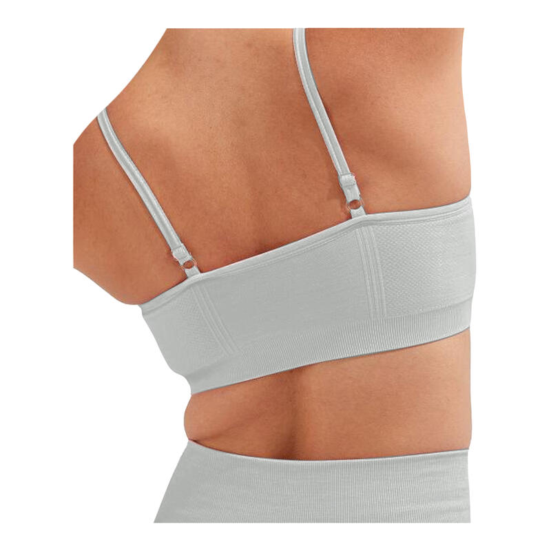 Brassière de sport Femme (Gris)