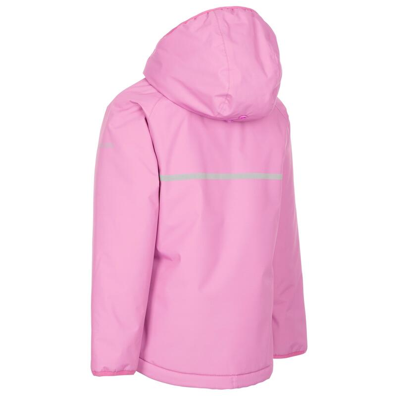 Chaqueta impermeable modelo Shasta infantil Rosa Intenso