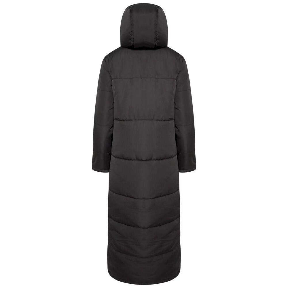 Womens/Ladies Reputable Long Length Padded Jacket (Black) 2/5