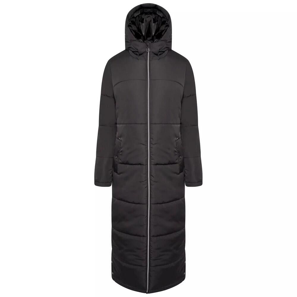 DARE 2B Womens/Ladies Reputable Long Length Padded Jacket (Black)