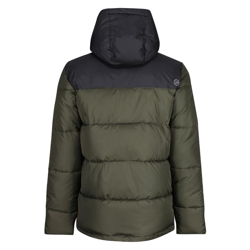 Veste Matelassée Homme (Kaki Foncé / Noir)
