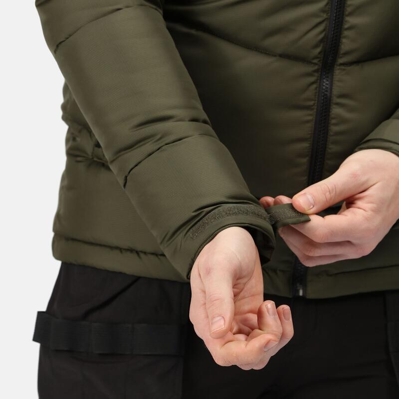 Veste Matelassée Homme (Kaki Foncé / Noir)