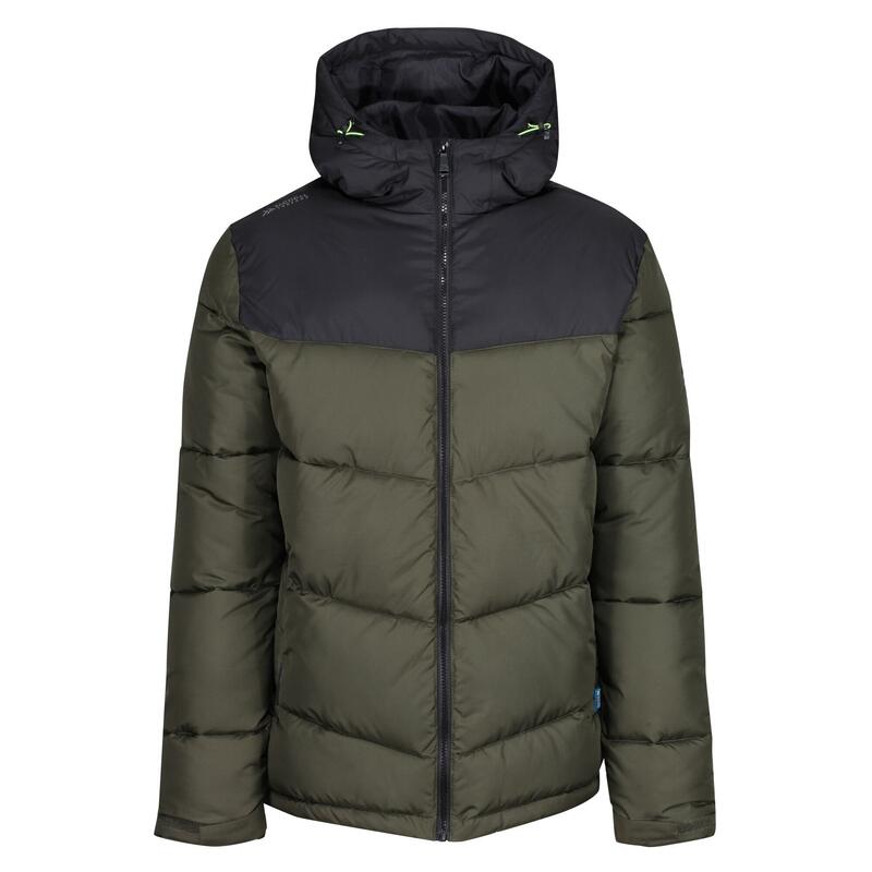 Veste Matelassée Homme (Kaki Foncé / Noir)