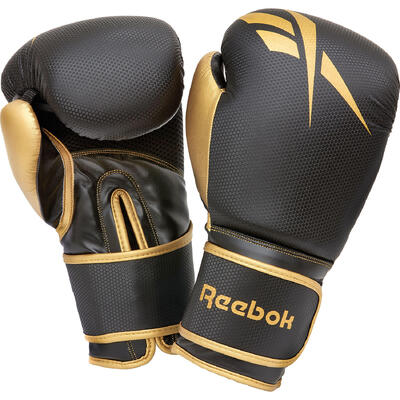 Reebok bokshandschoenen zwart/goud