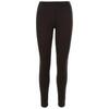 Dames donzige sherpa legging (Donkergrijs)