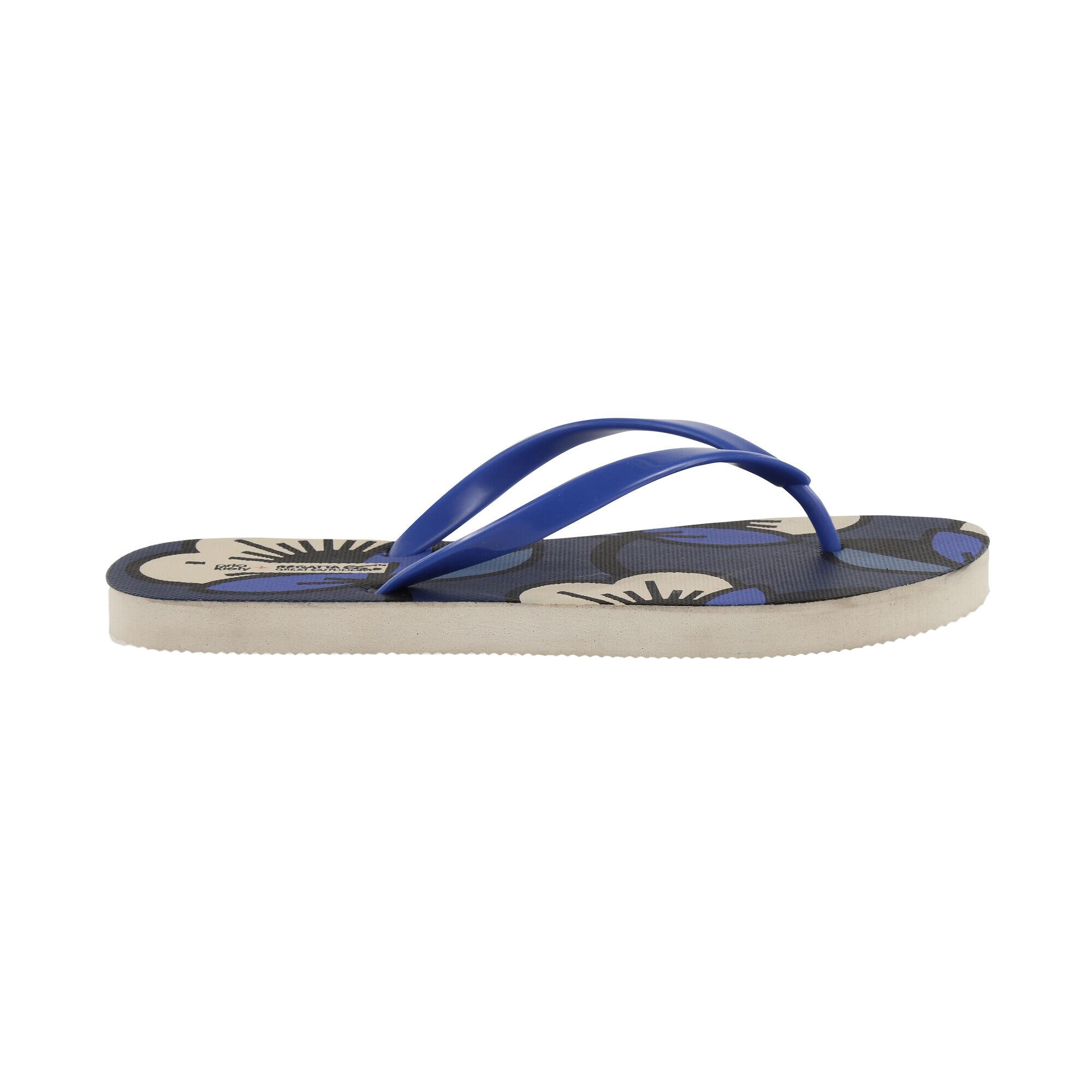 Womens/Ladies Orla Kiely Passion Flower Flip Flops (Navy) 4/5