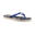 Flipflops "Orla Kiely", Passionsblume Damen Marineblau