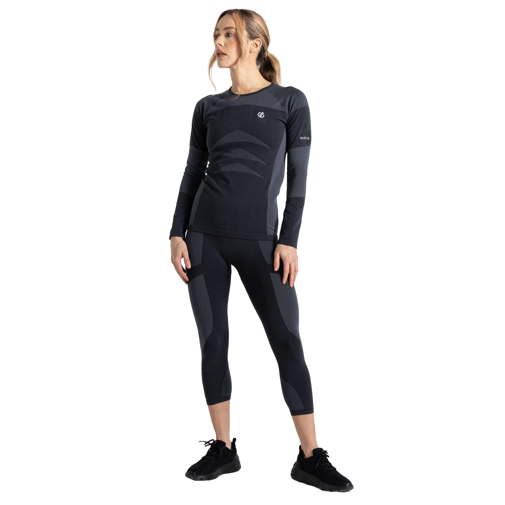 Women's 3/4 IN THE ZONE Leggings (Black)