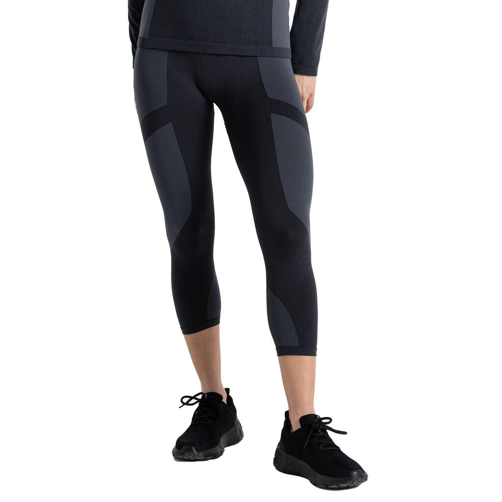 Womens/Ladies In The Zone 3/4 Leggings (Black)