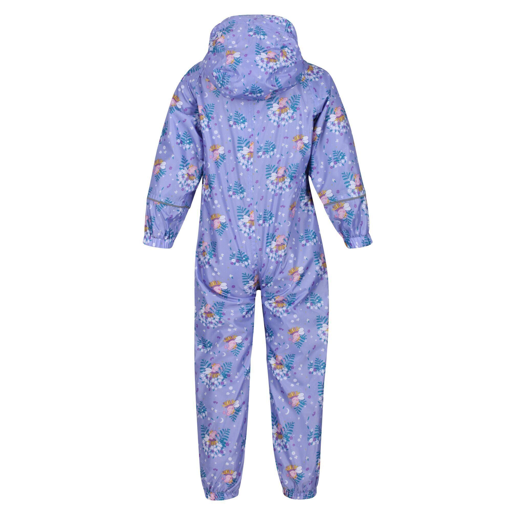 Combinaison de pluie Enfant Lilas vif