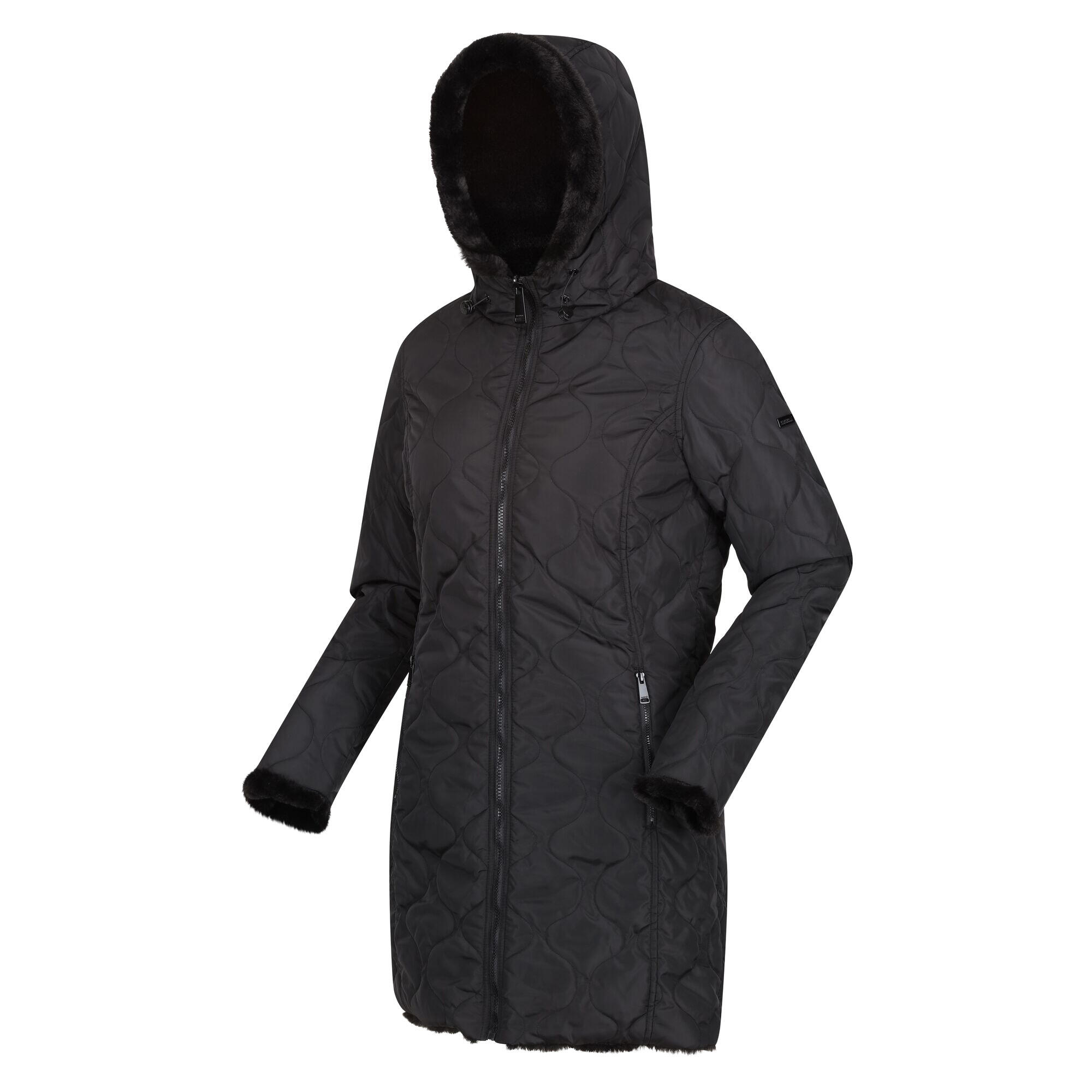 REGATTA Womens/Ladies Caileigh Reversible Parka (Black)