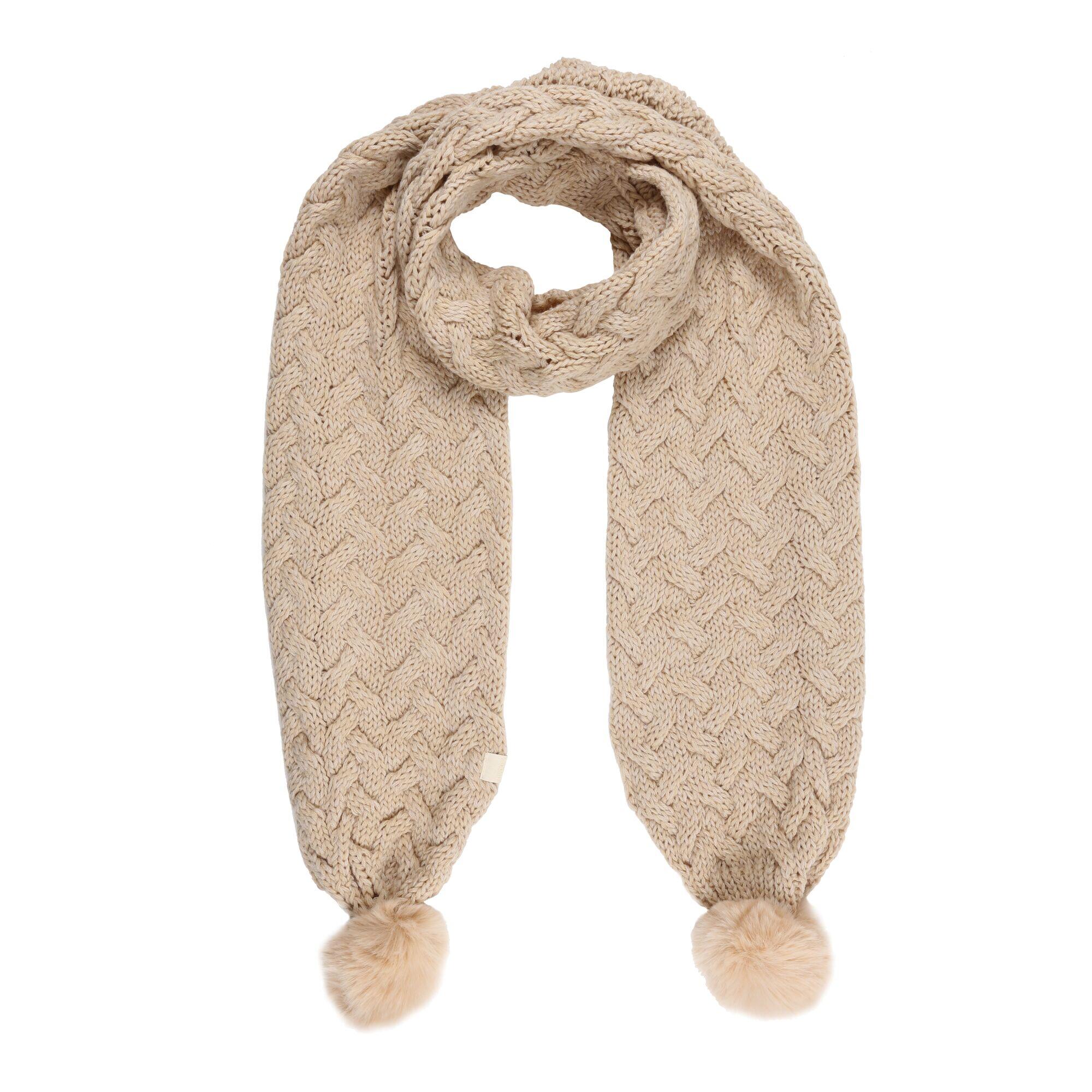 LOVELLA Women's winter scarf (Light beige)