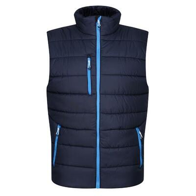 Thermische bodywarmer voor heren (zwart/klassiek rood)