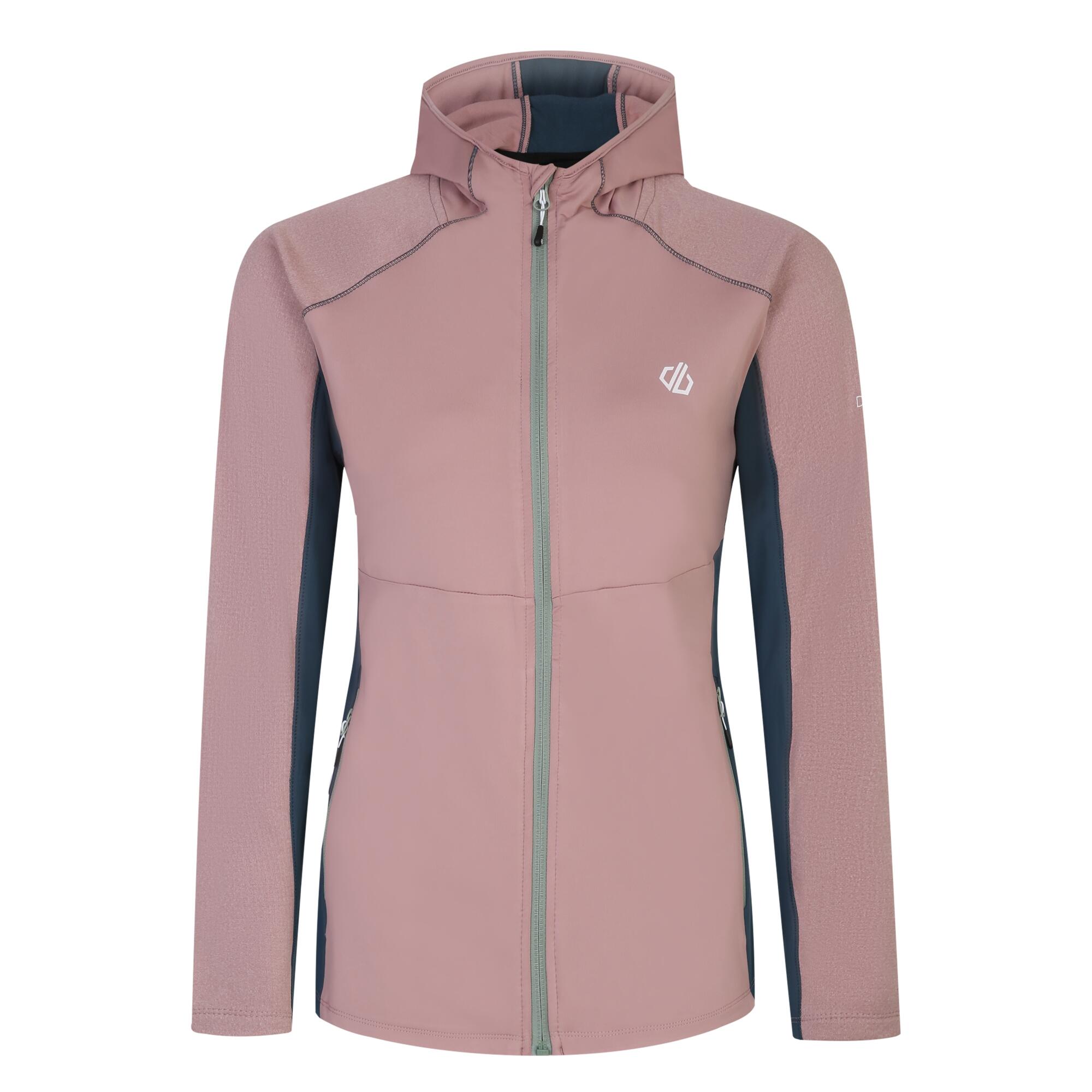 Midlayer Con Cappuccio Donna Dare 2B Convey II Rosa Scuro 2/5