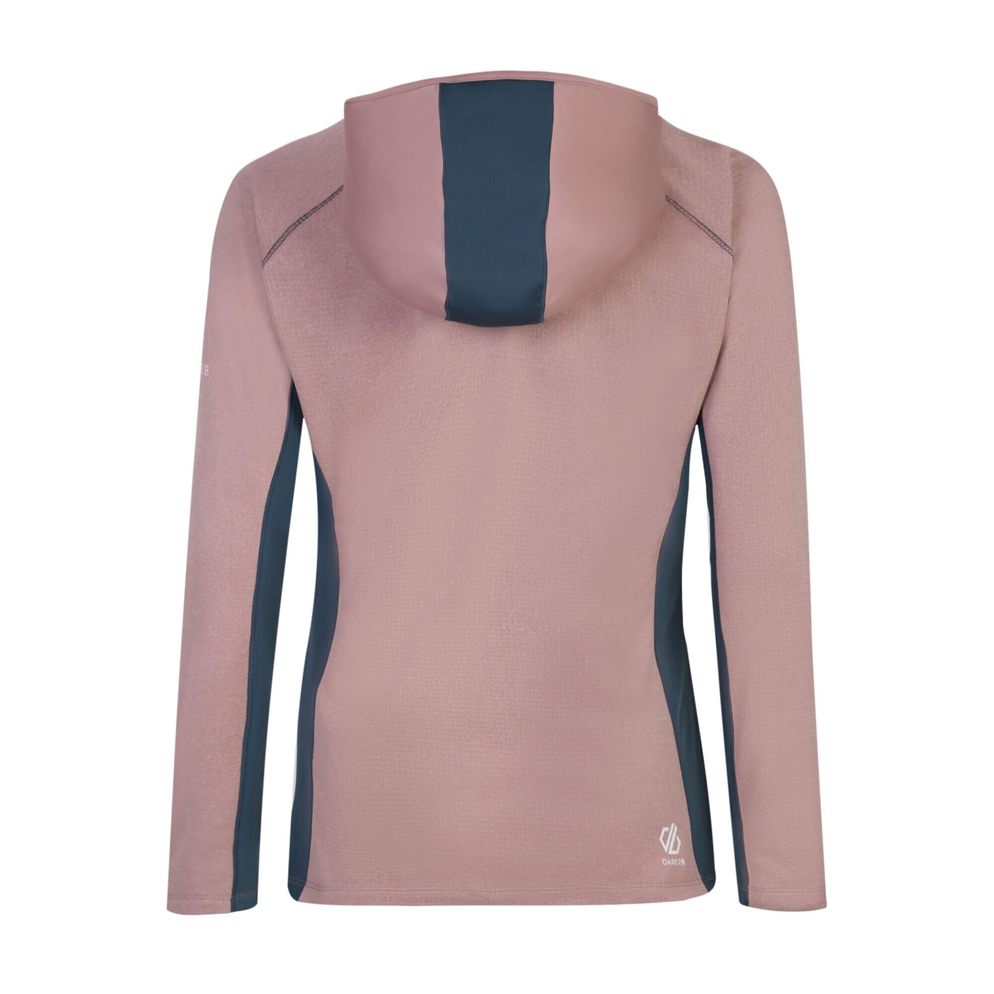 Midlayer Con Cappuccio Donna Dare 2B Convey II Rosa Scuro 3/5