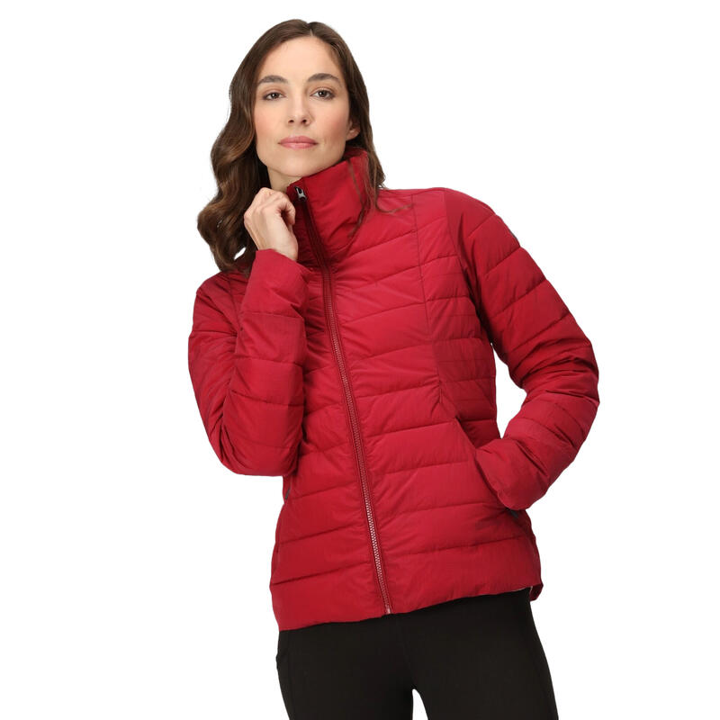 Veste matelassée KEAVA Femme (Rouge foncé)