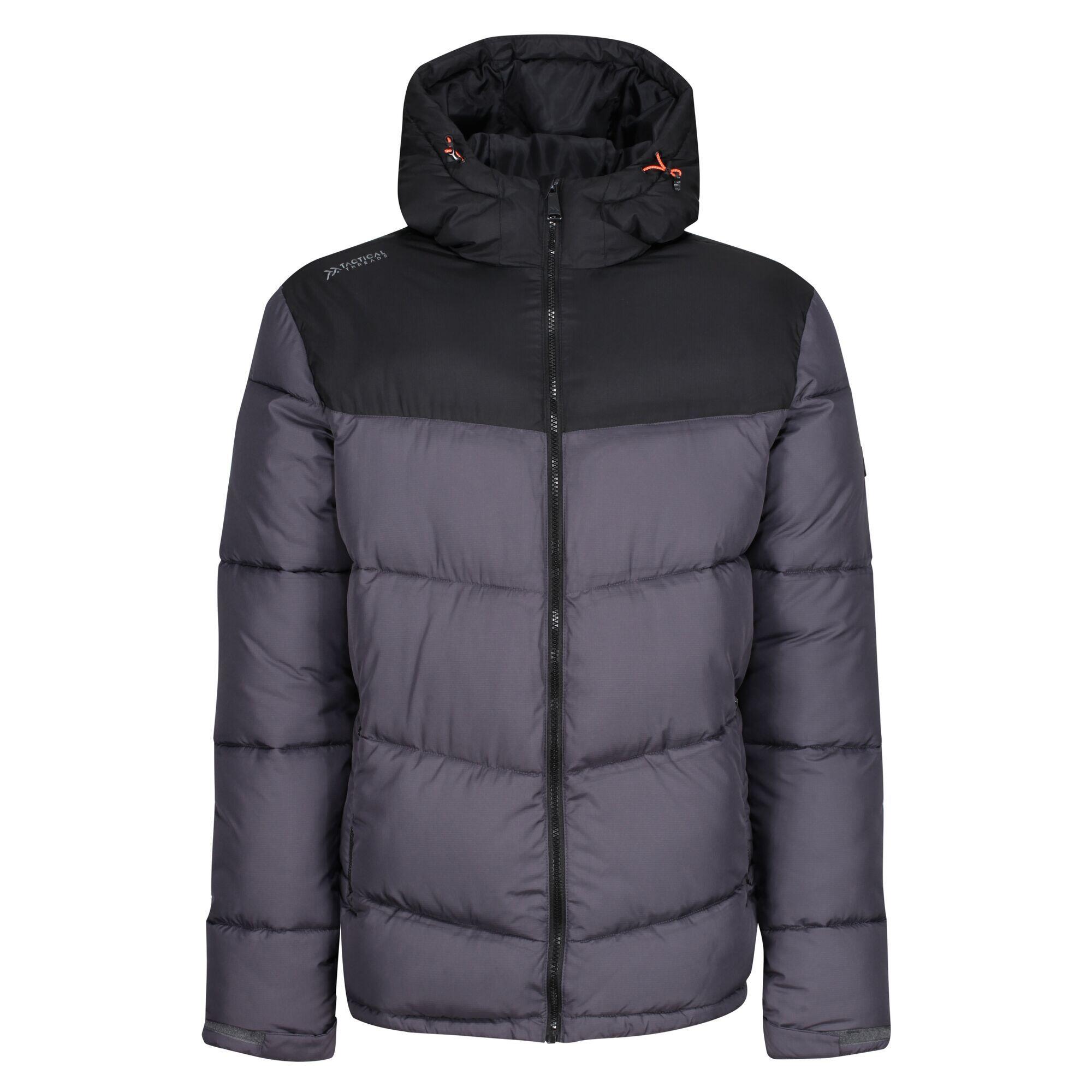 Mens Regime Insulated Padded Jacket (Iron/Black) 1/5