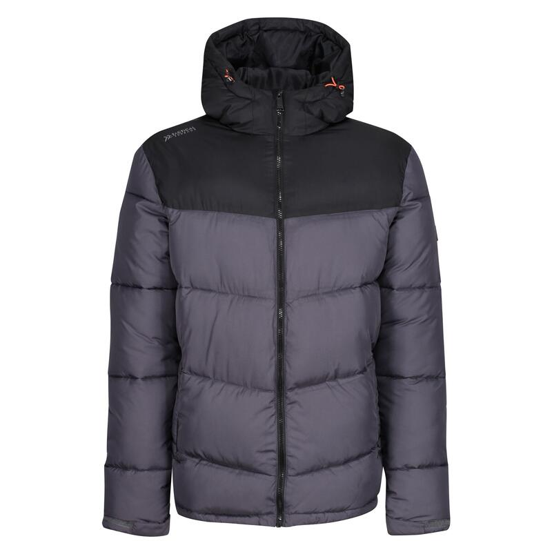 Chaqueta Acolchada Regime para Hombre Hierro, Negro