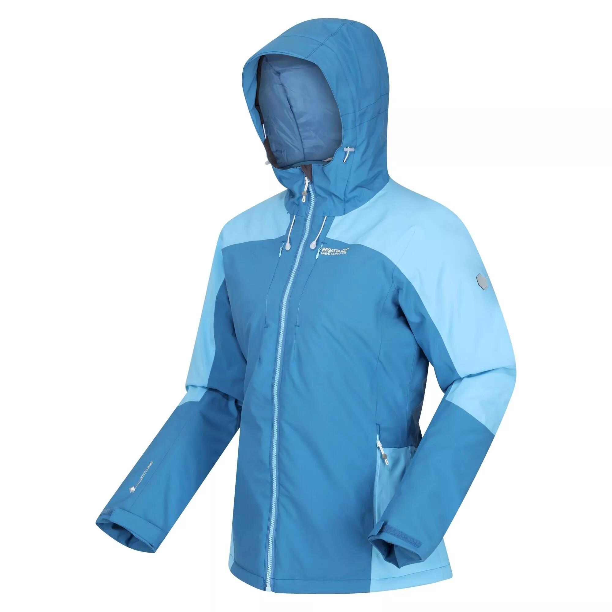 Womens/Ladies Highton II Stretch Padded Jacket (Vallarta Blue/Ethereal Blue) 3/5