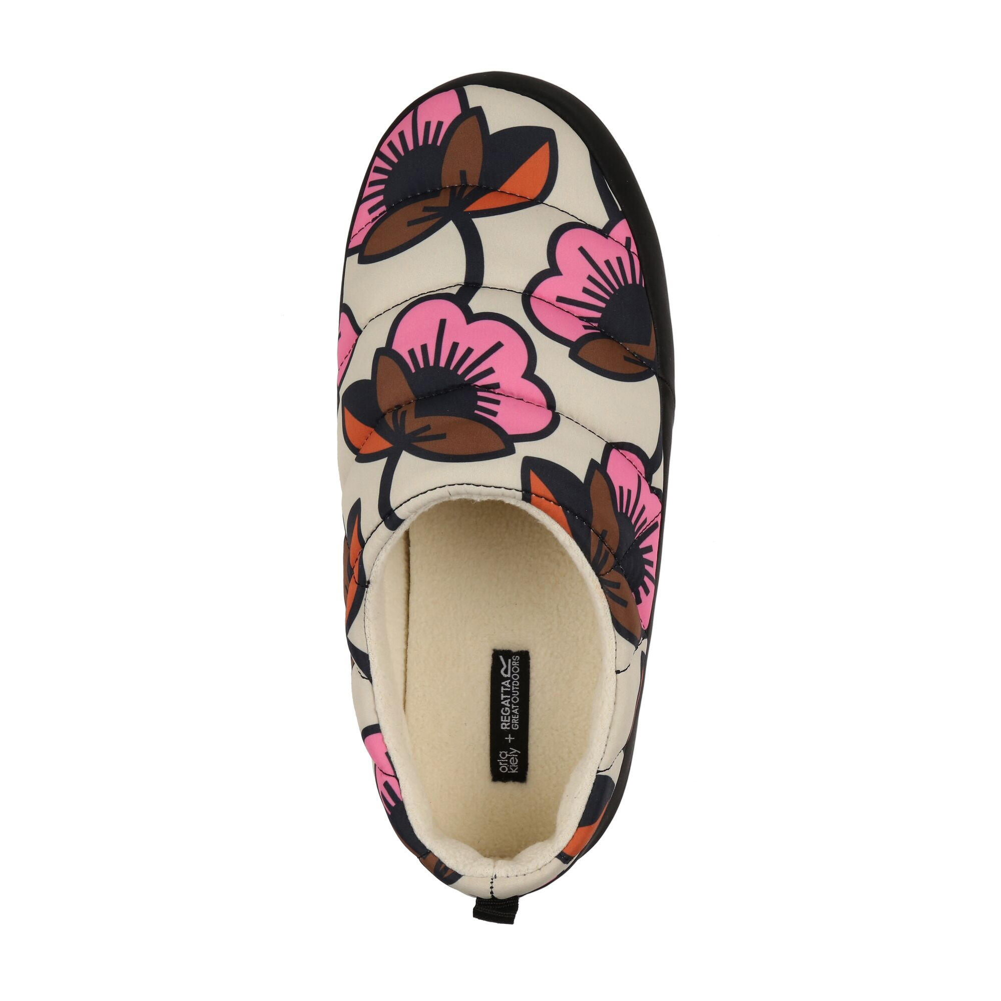 Womens/Ladies Orla Kiely Tent Passion Flower Mules (Fuchsia) 4/5