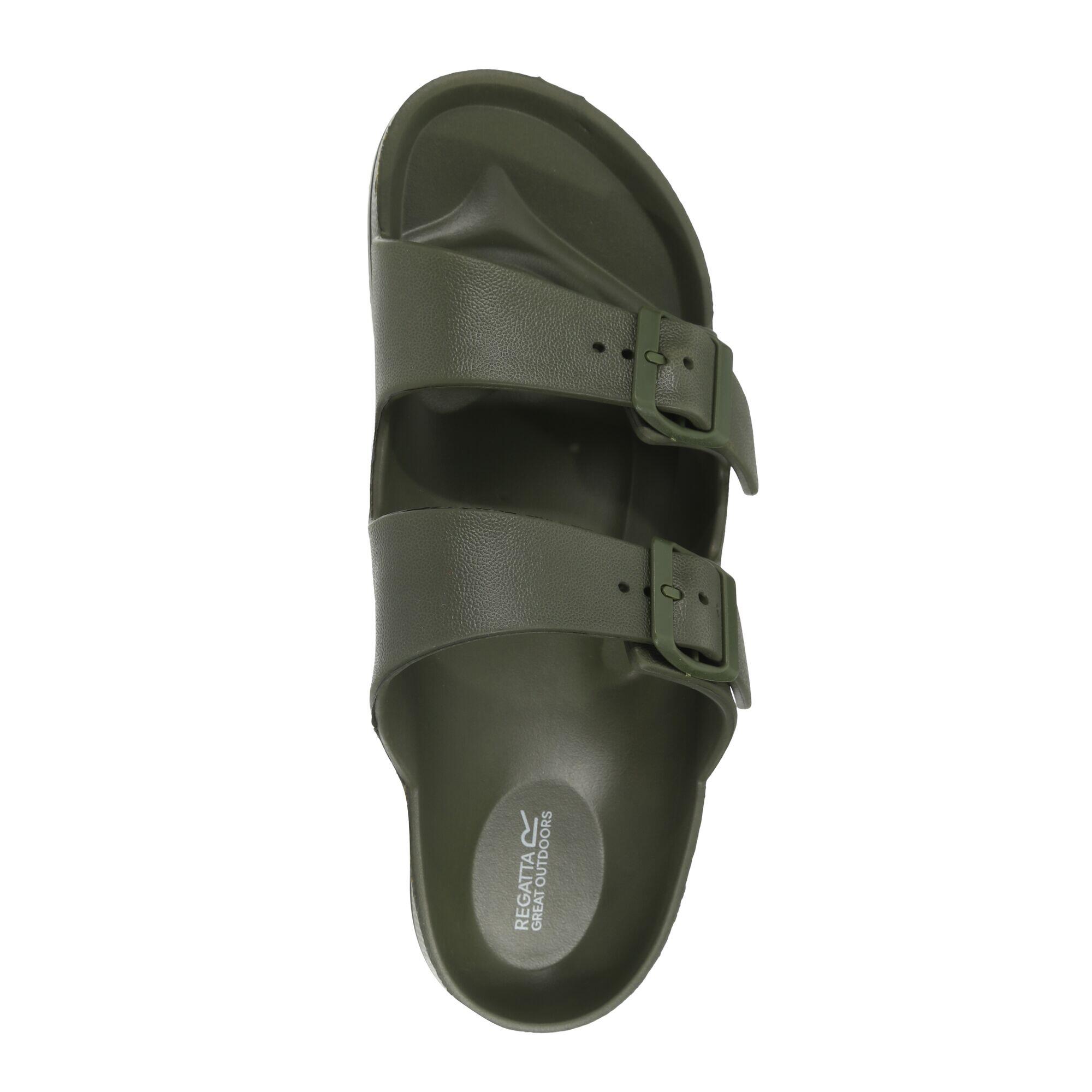 Sandalen "Brooklyn", Doppelriemen Herren Dunkel-Khaki 4/6
