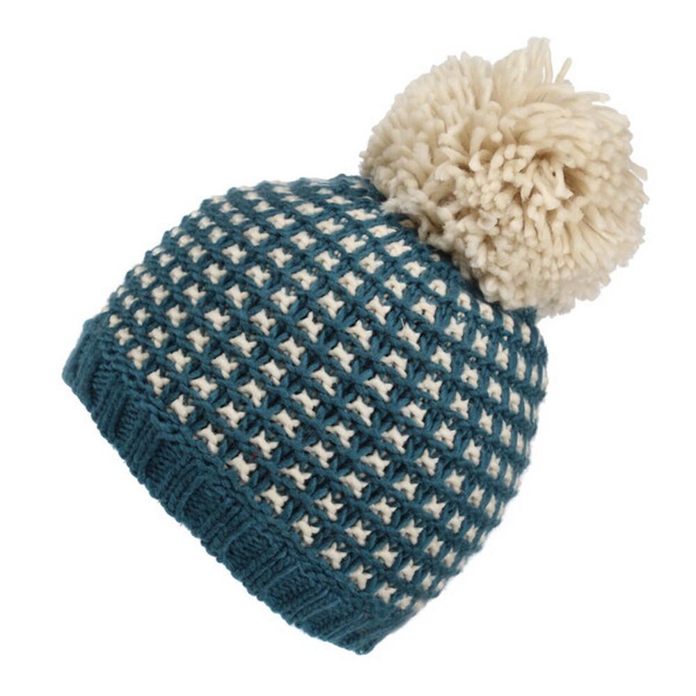 REGATTA Womens/Ladies Dalary Bobble Beanie (Dragonfly/Light Vanilla)