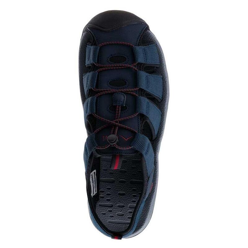 Sandales KENISER Homme (Bleu marine / Noir / Rouge foncé)