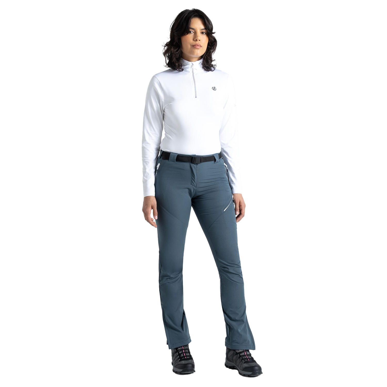Pantalon De Randonnée MELODIC PRO Femme (Gris Bleu) 3/4
