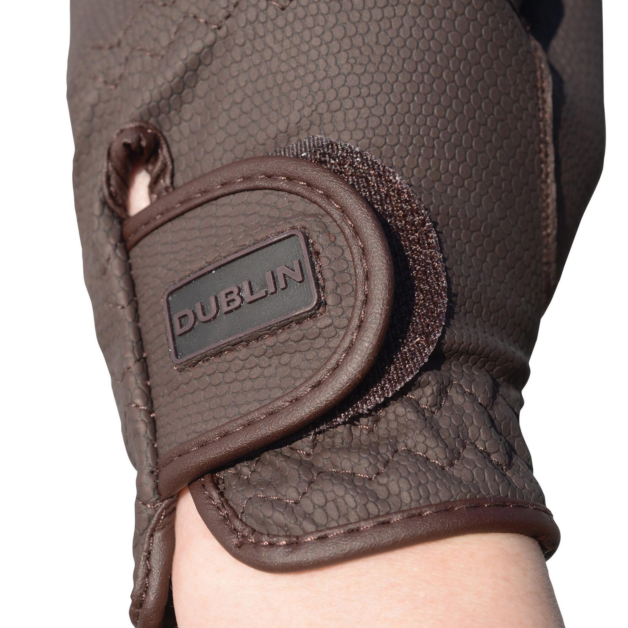 Touch Screen Everyday Riding Gloves (Brown) 4/4