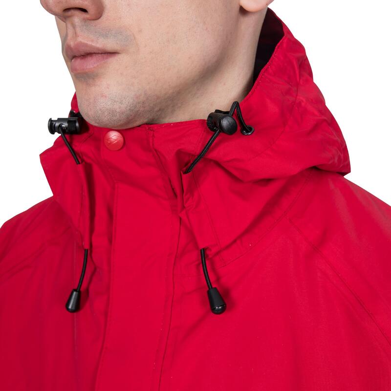 Corvo Jacke mit Kapuze, wasserabweisend Herren Rot