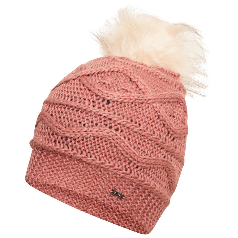 Cappello A Cuffia Pon Pon Donna Dare 2B Remind II Mesa Rosa