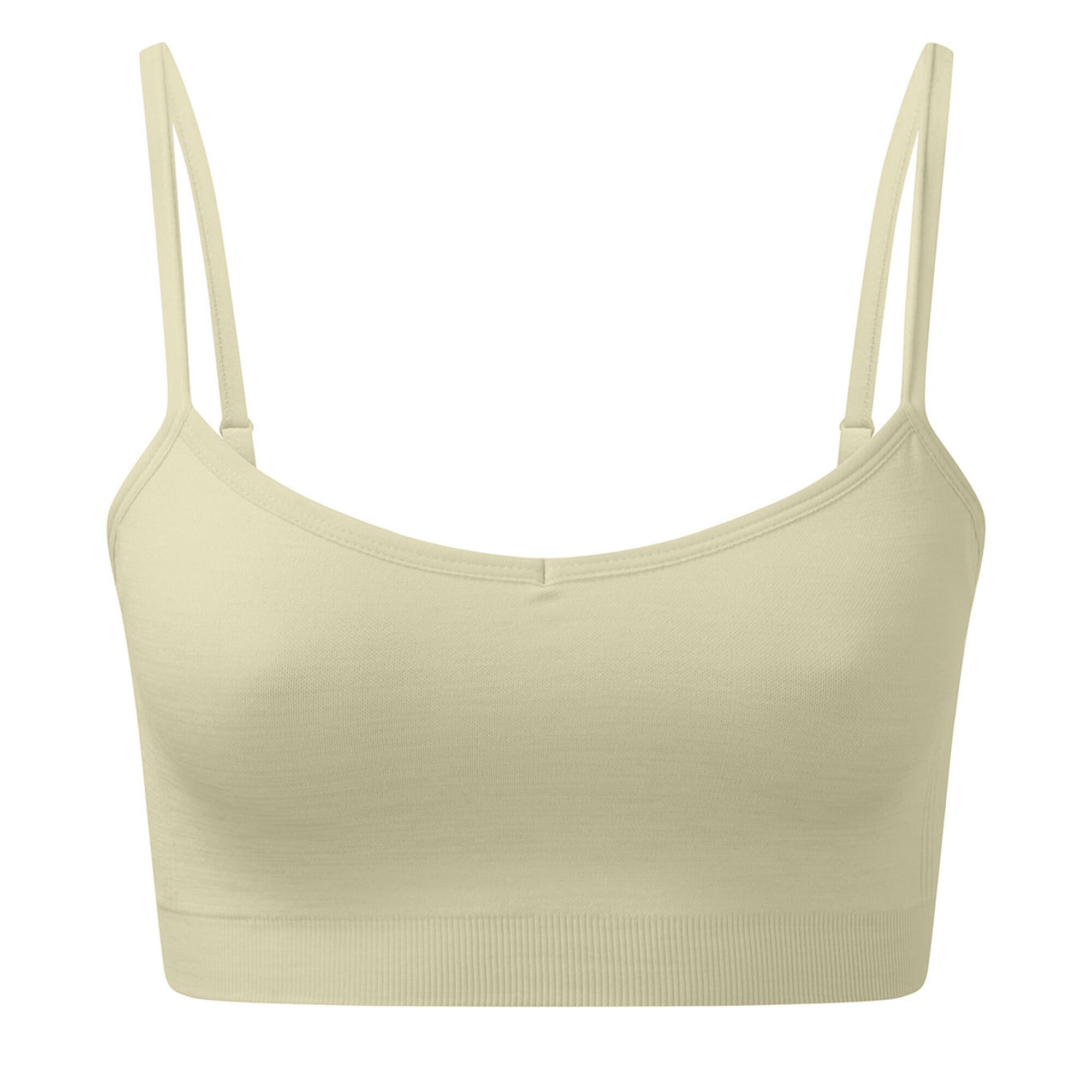 TRIDRI Reggiseno Sportivo 3D Senza Cuciture Donna TriDri Verde Salvia