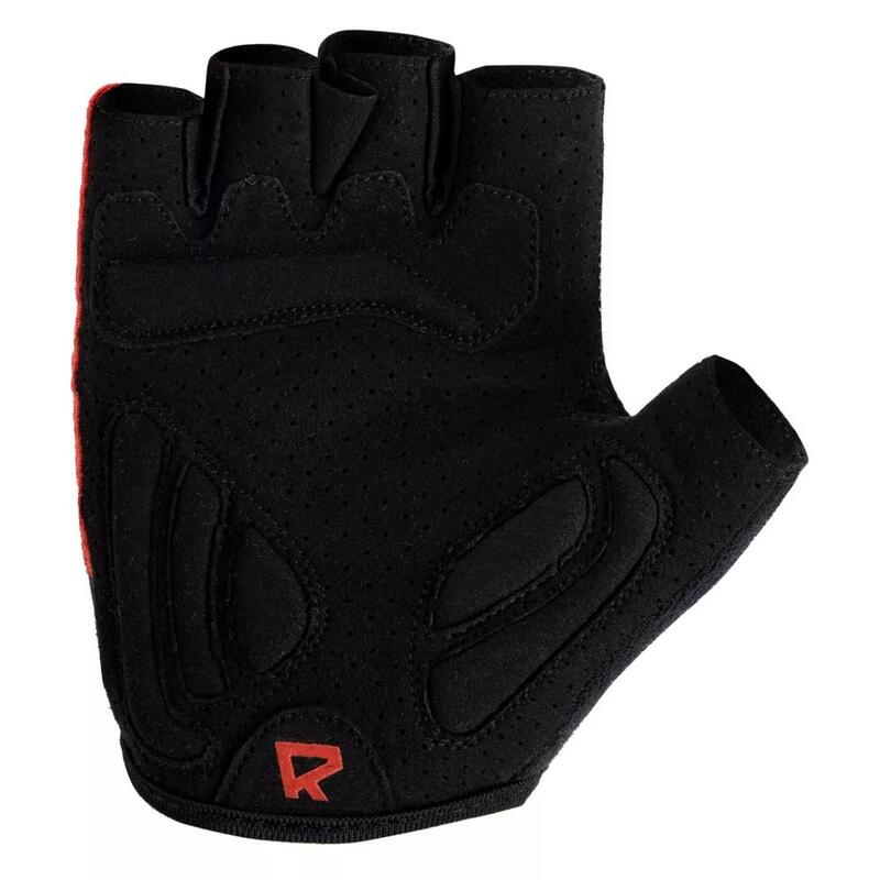 Heren Runde Logo Vingerloze Handschoenen (Mandarijn Tango/Zwart)