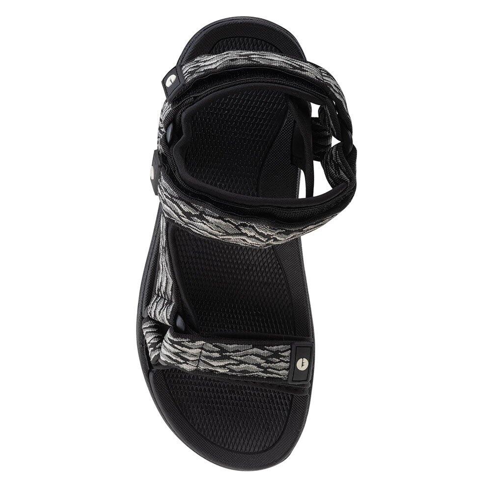 Heren Hanary sandalen (Zwart/Grijs) 4/4