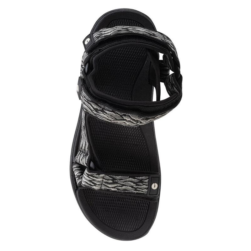 Heren Hanary sandalen (Zwart/Grijs)