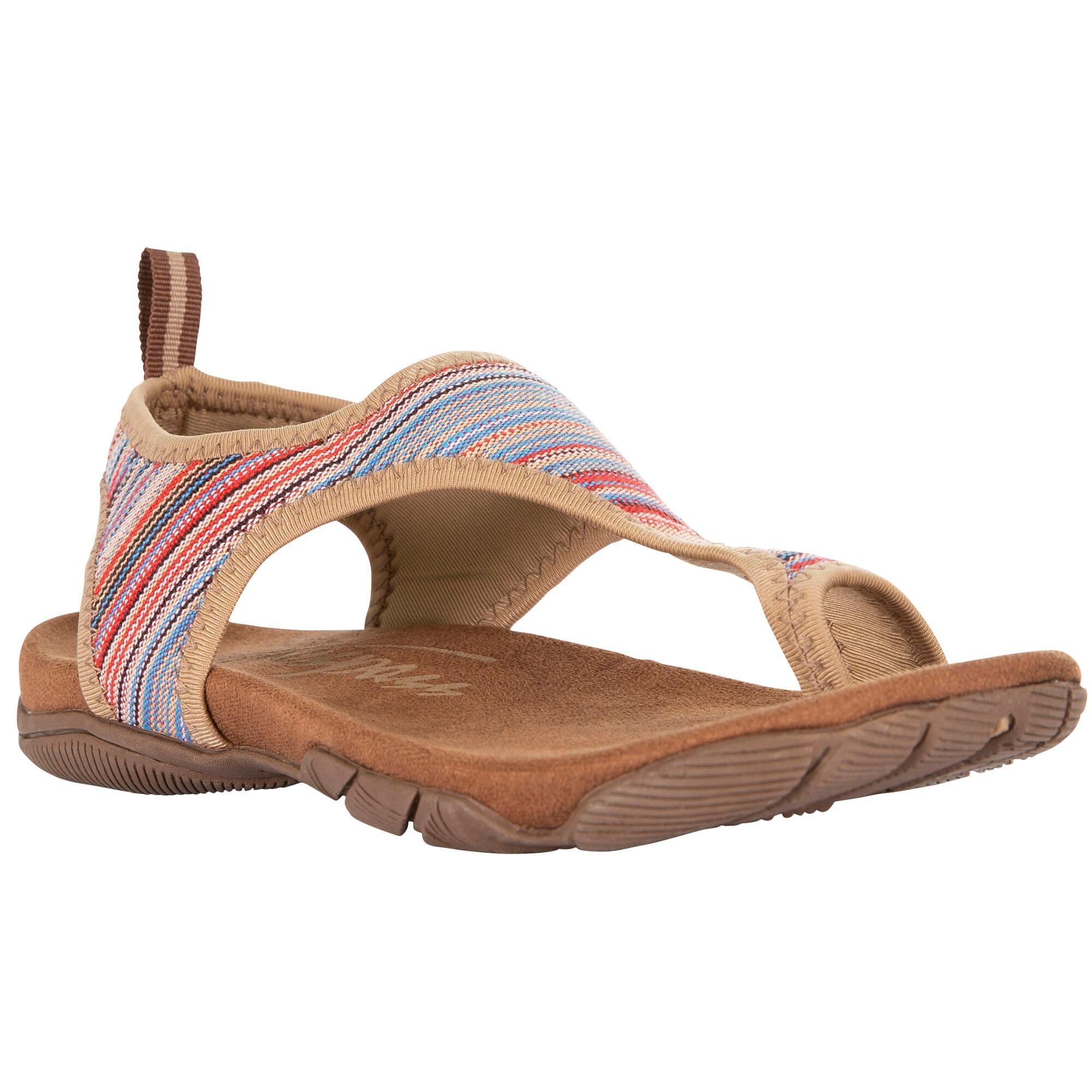 Frauen Strand Sandale Damen Sandstein-farben 4/5