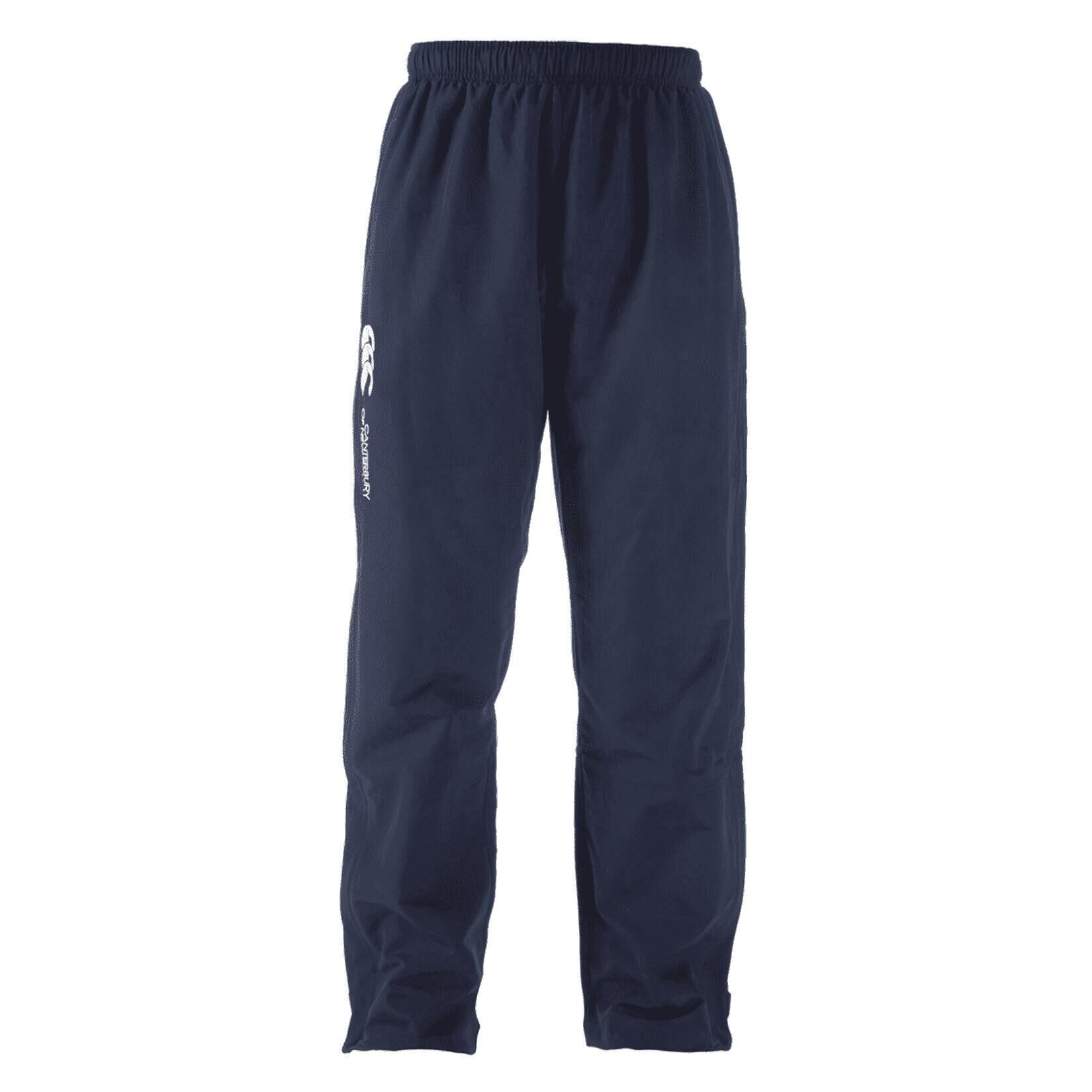 CANTERBURY Childrens/Kids Open Hem Tracksuit Bottoms (Navy)