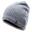 Gorro Beanie Ramir Logotipo para Adultos Unisex Gris Claro Mezcla