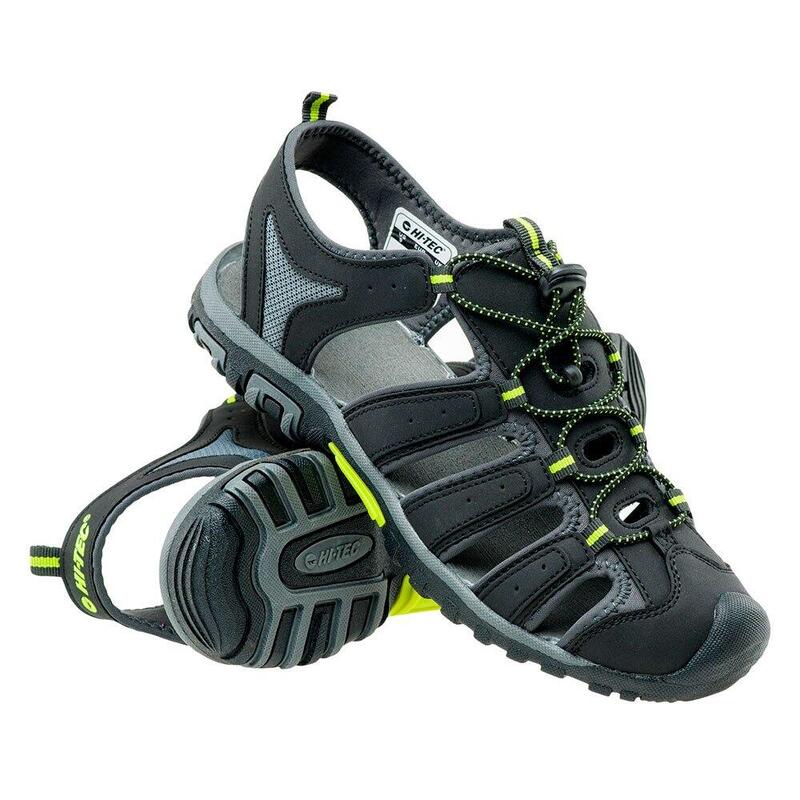 Sandales ERITIO Homme (Noir / Vert clair)