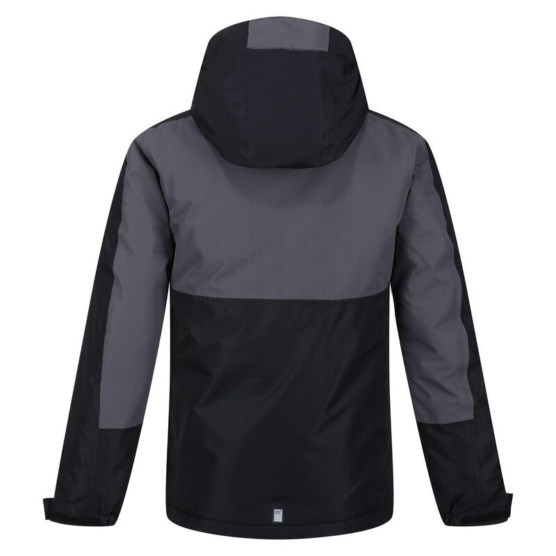 Chaqueta Impermeable Beamz III para Niños/Niñas Negro, Gris Seal