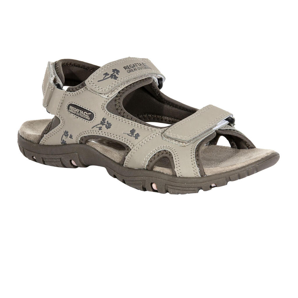 Womens/Ladies Haris Sandals (Parchment/Treetop)